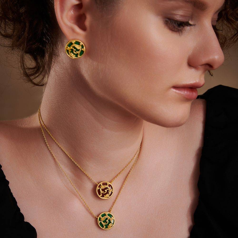 Rocialle Disc Necklace