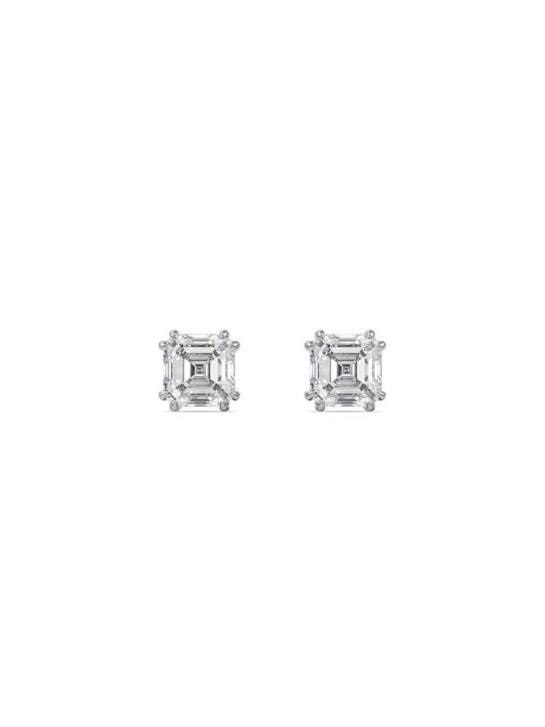 0.5 Ct Asscher Lab Grown Diamond Studs : E1063