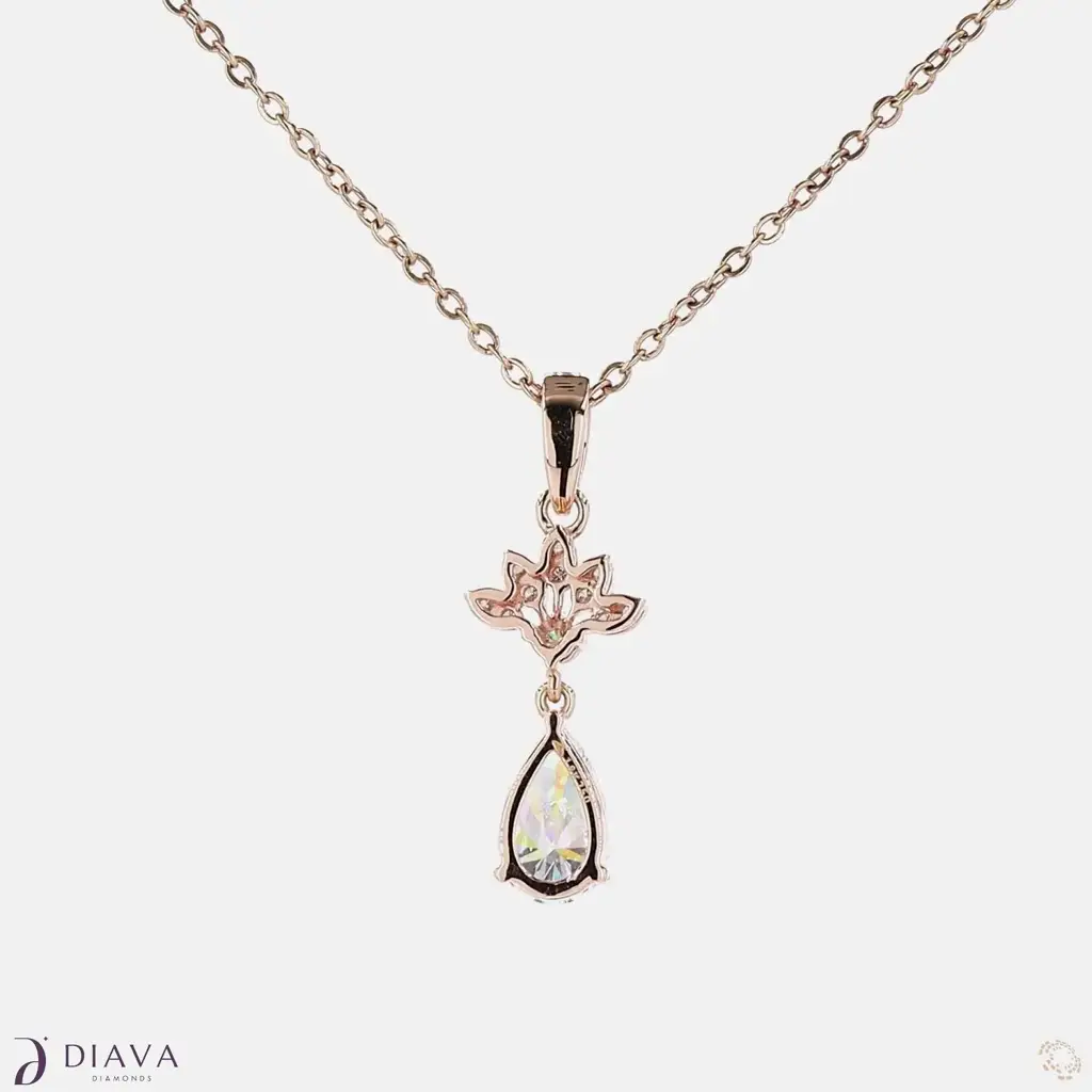 Blooming Teardrop Pendant : BloomingTeardropPendant