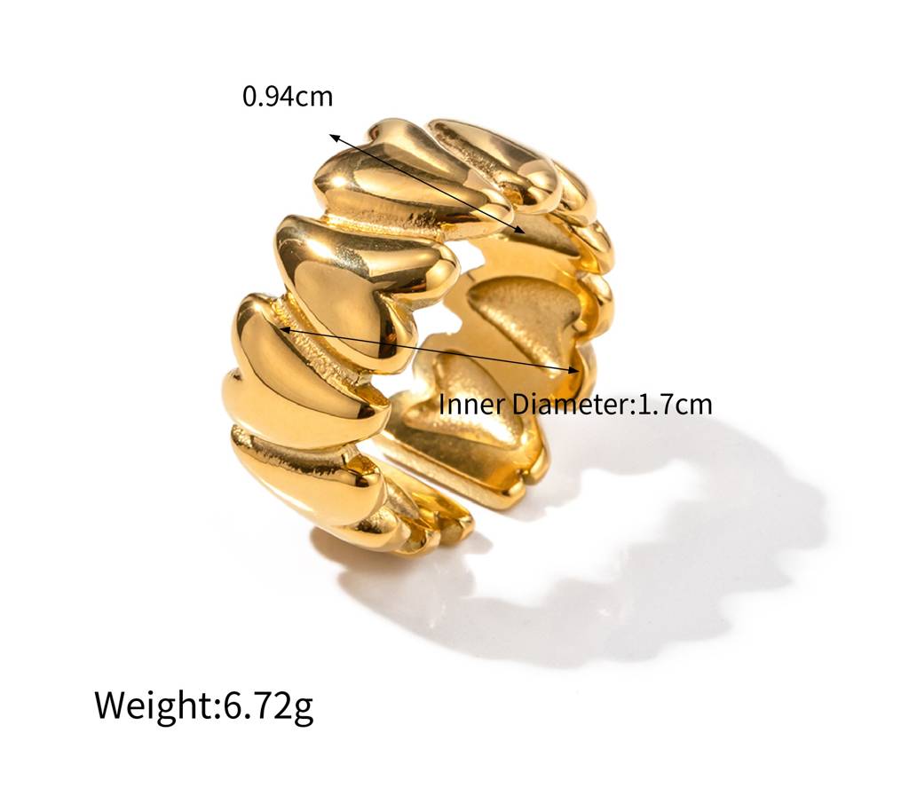 Hearts Of Gold Ring : HeartsofGold-JD-RG-FG-04