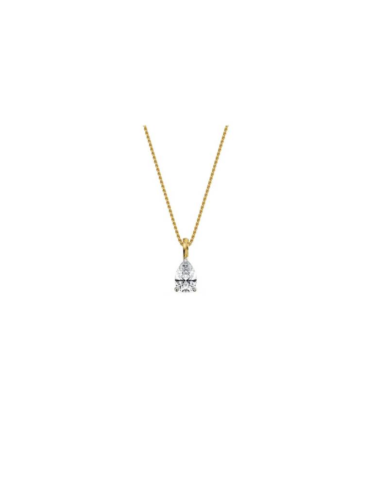 1 Ct Pear Lab Grown Diamond Pendant : P749