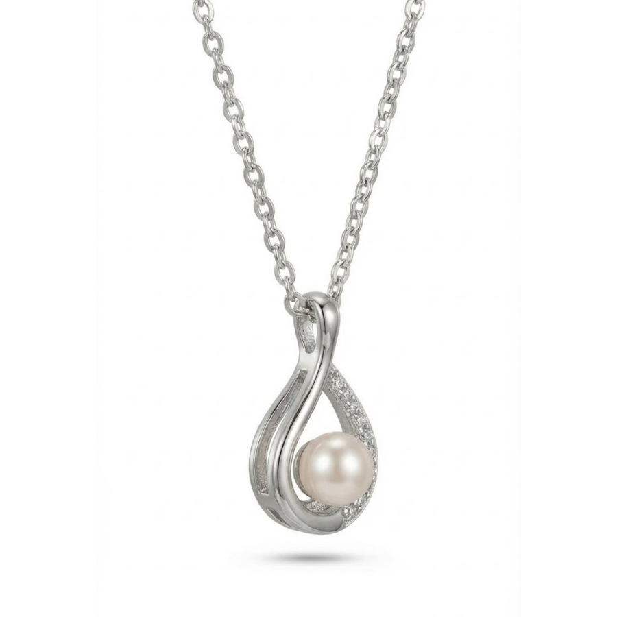 Raindrop Pendant Necklace For Women – Elegant Teardrop Design With Minimal Modern Finish | Premium Graceful Jewel : 7204996804