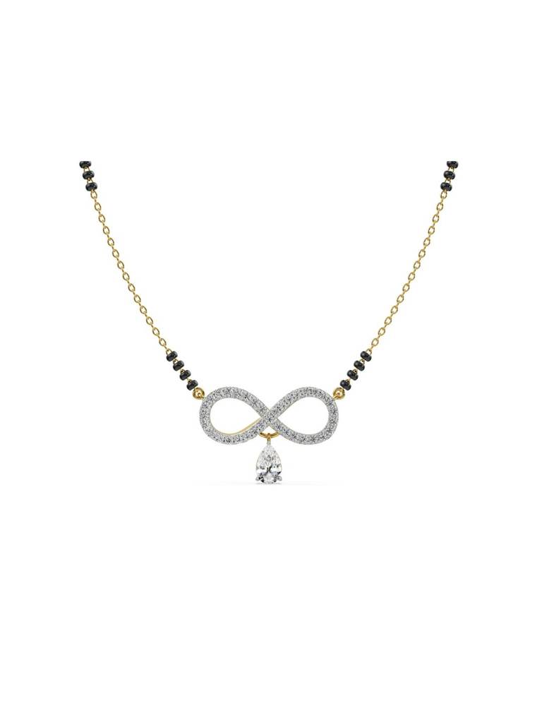 Infinity Drop Diamond Mangalsutra : M16