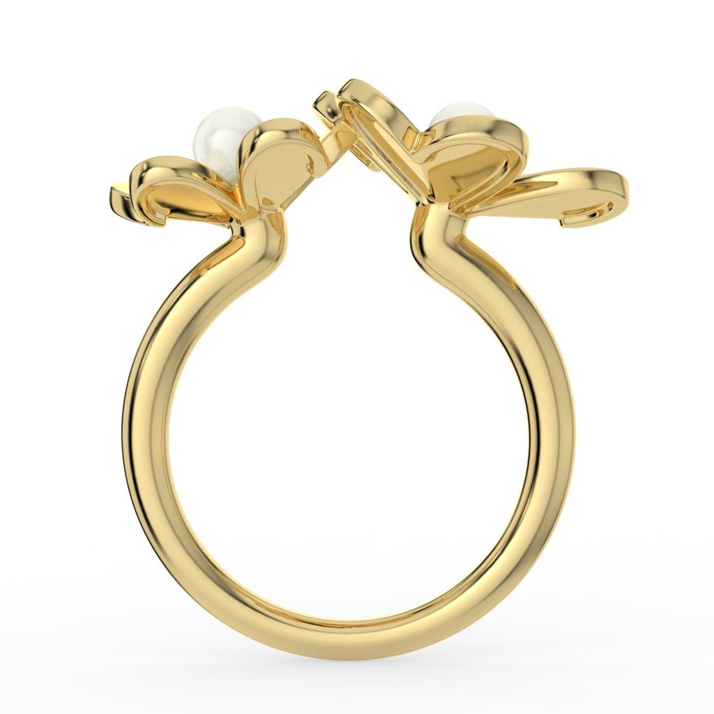 Double Flower Ring : RNG-CLS-DBL-FLW