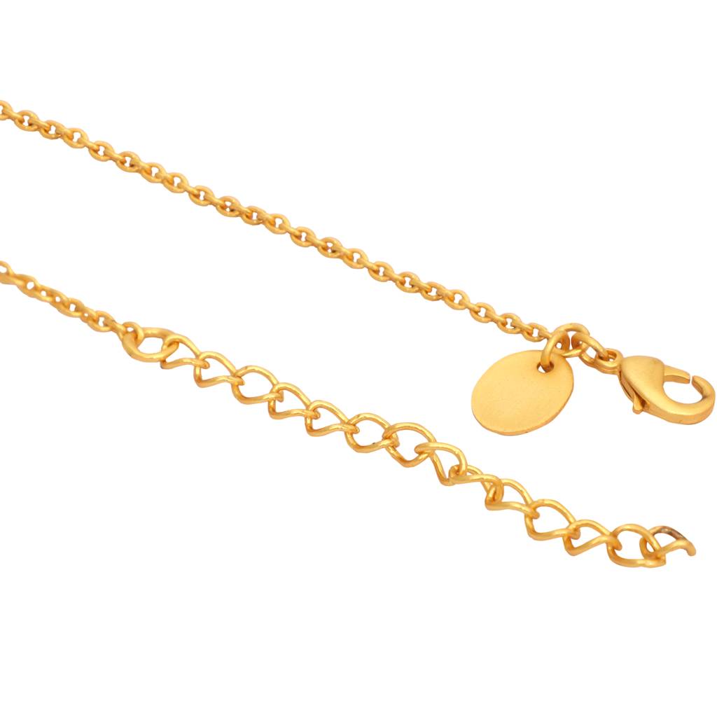 18K Wire Essence Gold Anti Tarnish Necklace : YI24A0267N