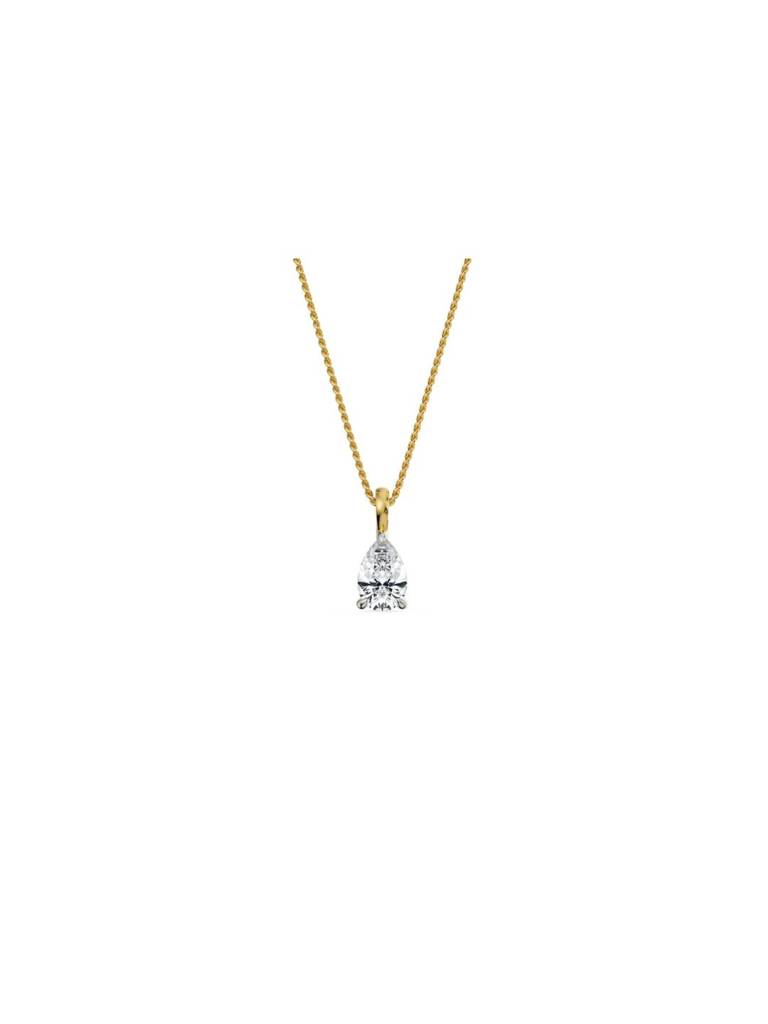 1.5 Ct Pear Lab Grown Diamond Pendant : P750