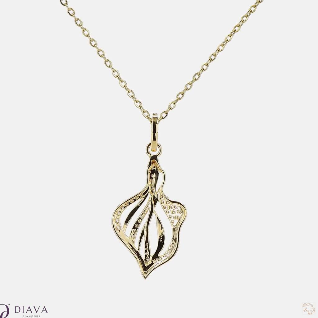 Waves Of Diamonds Pendant : WavesofDiamondsPendant