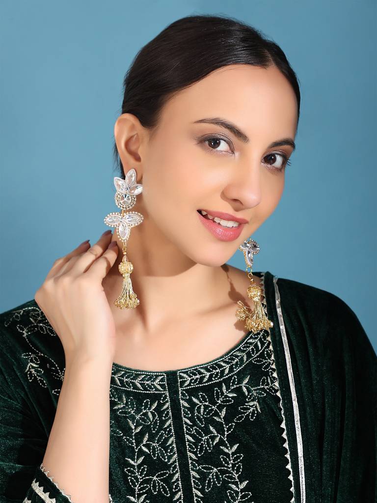 Floral Aura Danglers : KA123