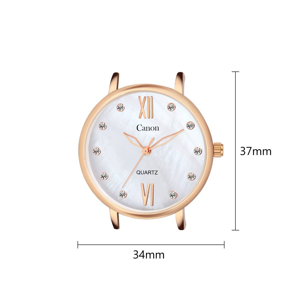Canon Quartz Mother Of Pearl Watch For Women - White : CN-412
