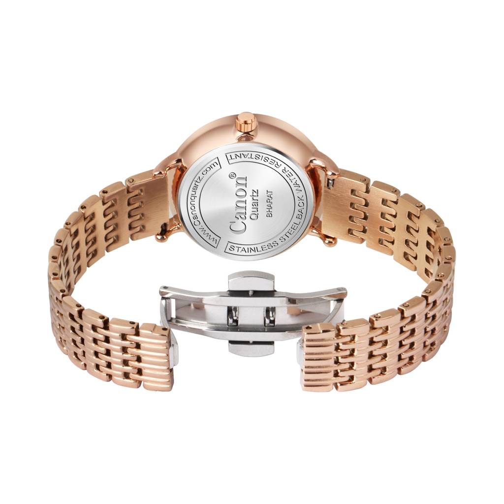 Canon Quartz Mother Of Pearl Watch For Women - White : CN-412