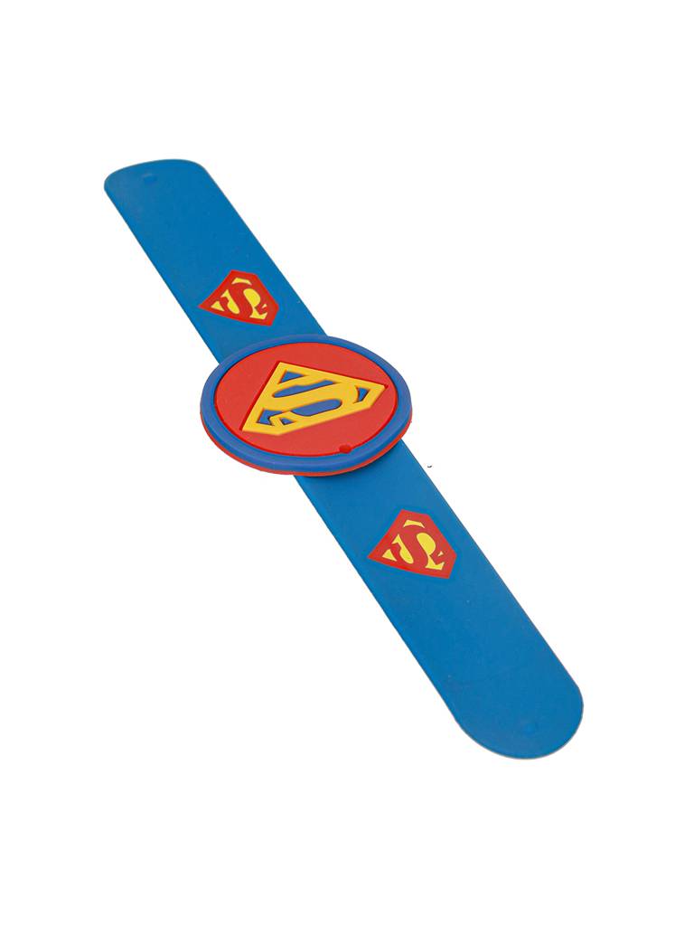 Superman Wrist Slap Band Kids Toy Rakhi With Roli Chawal : SJRK7078