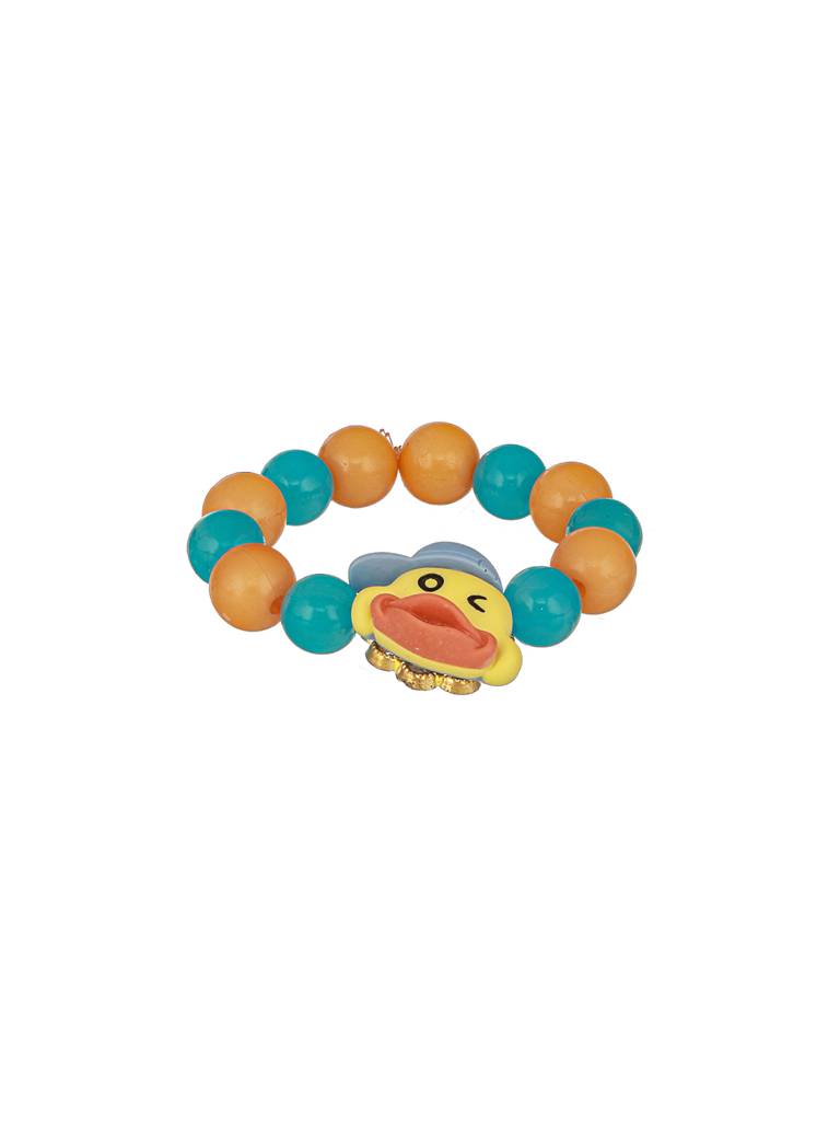 Set Of 2 Flower & Cute Duck  Bracelet Kids Rakhi For Boys & Girls With Roli Chawal : SJRK7081