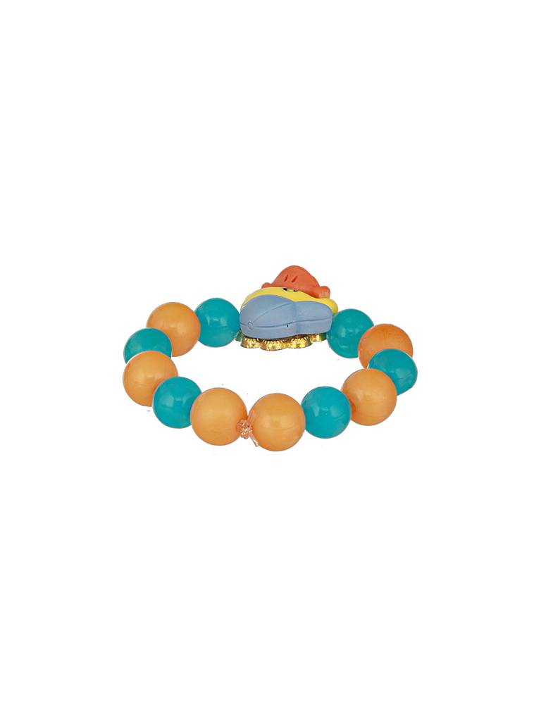 Set Of 2 Flower & Cute Duck  Bracelet Kids Rakhi For Boys & Girls With Roli Chawal : SJRK7081