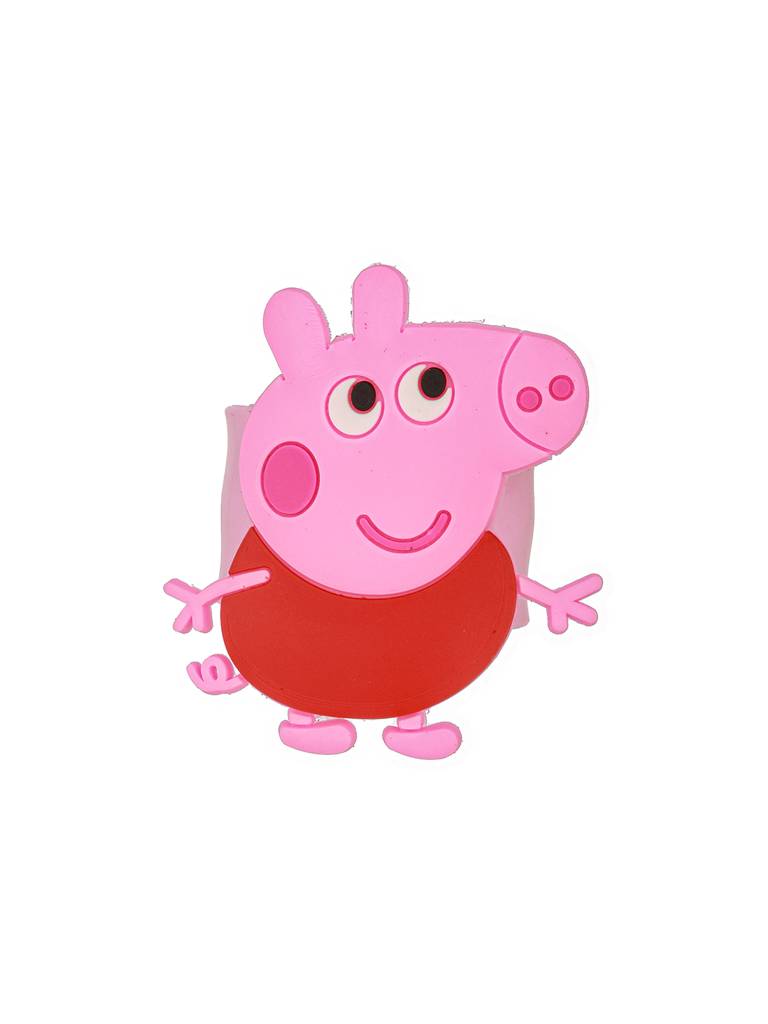 Peppa  Pig Wrist Slap Band Kids Toy  Rakhi With Roli Chawal : SJRK7088