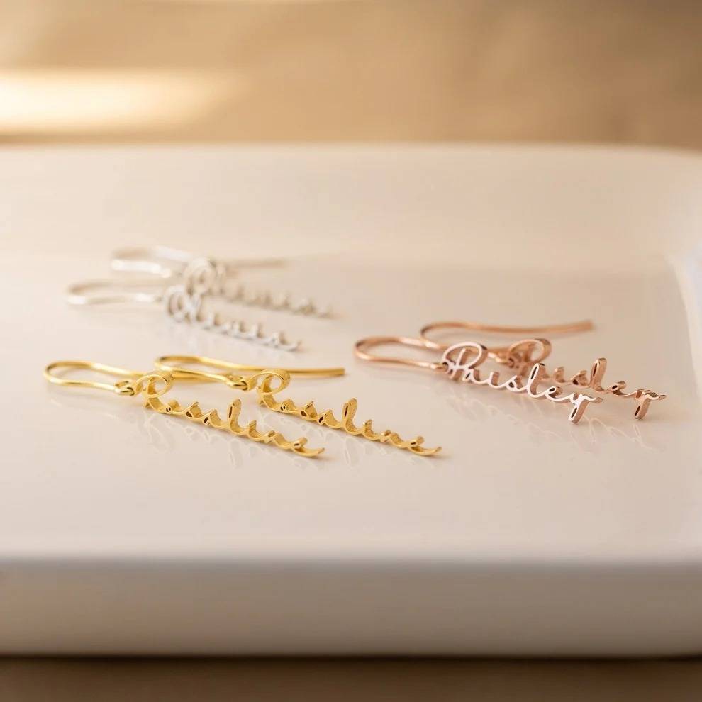 Personalized Name Earrings : CER4