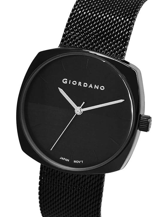 Giordano Analog Stylish Watch For Women Water Resistant Fashion Watch Round Shape With 3 Hand Mechanism Wrist Wa : GZ-60076-11