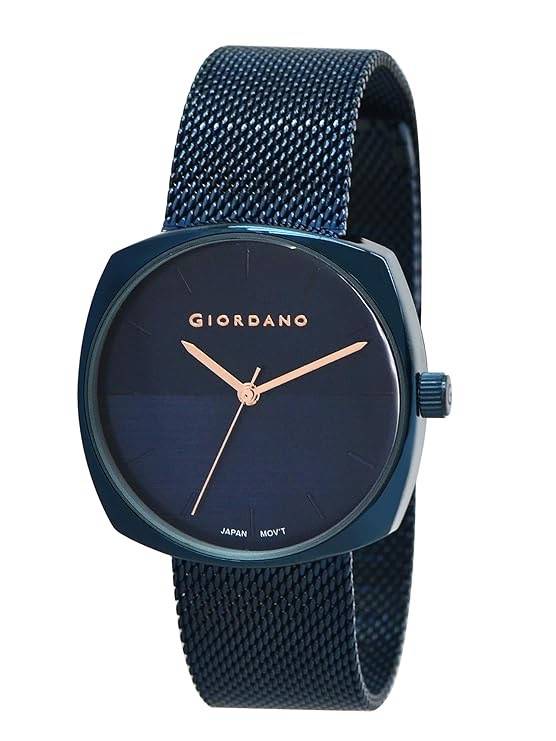 Giordano Analog Stylish Watch For Women Water Resistant Fashion Watch Round Shape With 3 Hand Mechanism Wrist Wa : GZ-60076-33