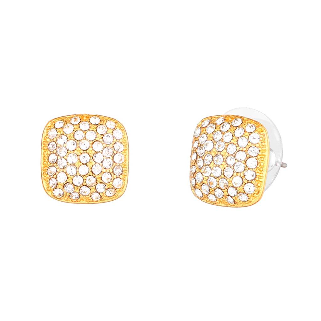 Estele Gold Plated Scintillating Necklace Set With Austrian Crystals For Women : 7554NKER