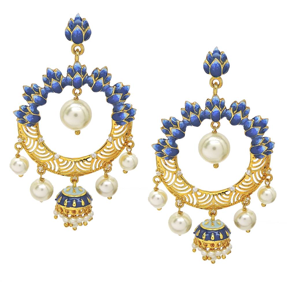 Blue Lotus Jhumki : 6105ER