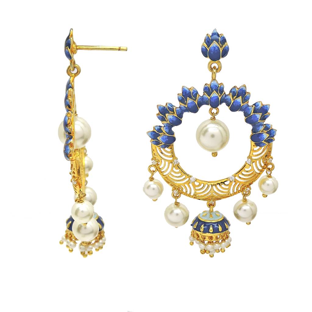 Blue Lotus Jhumki : 6105ER