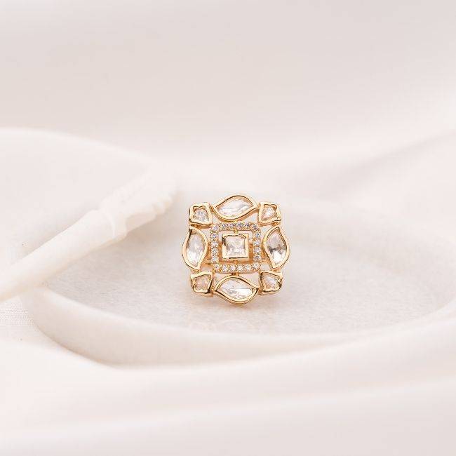 Maneer Polki Ring : PA-32A