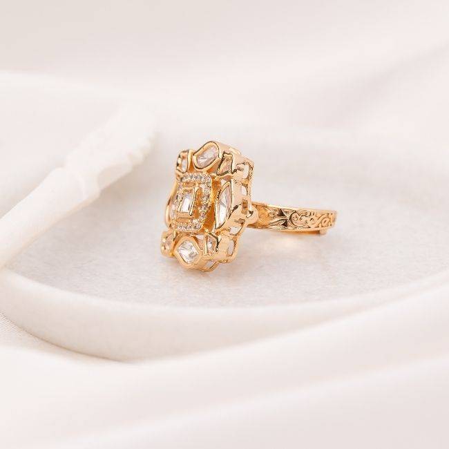 Maneer Polki Ring : PA-32A