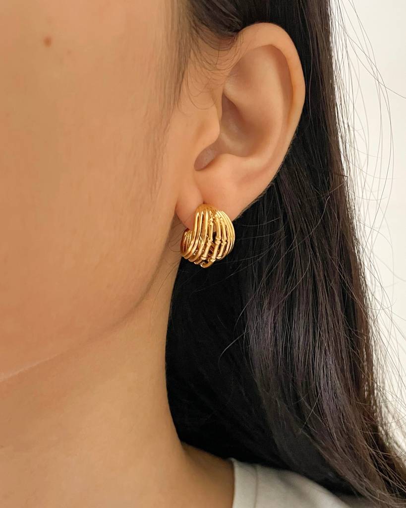 18K Gold Plated Donna Earrings : E71