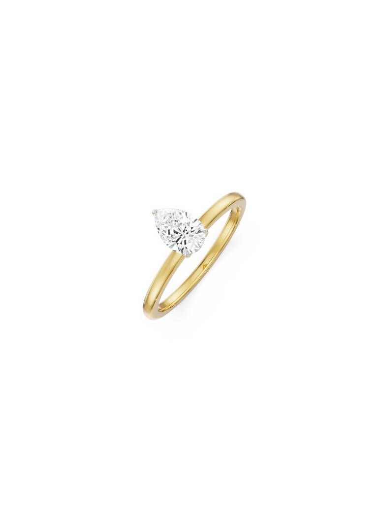 0.5 Ct Pear Engagement Ring : R1429