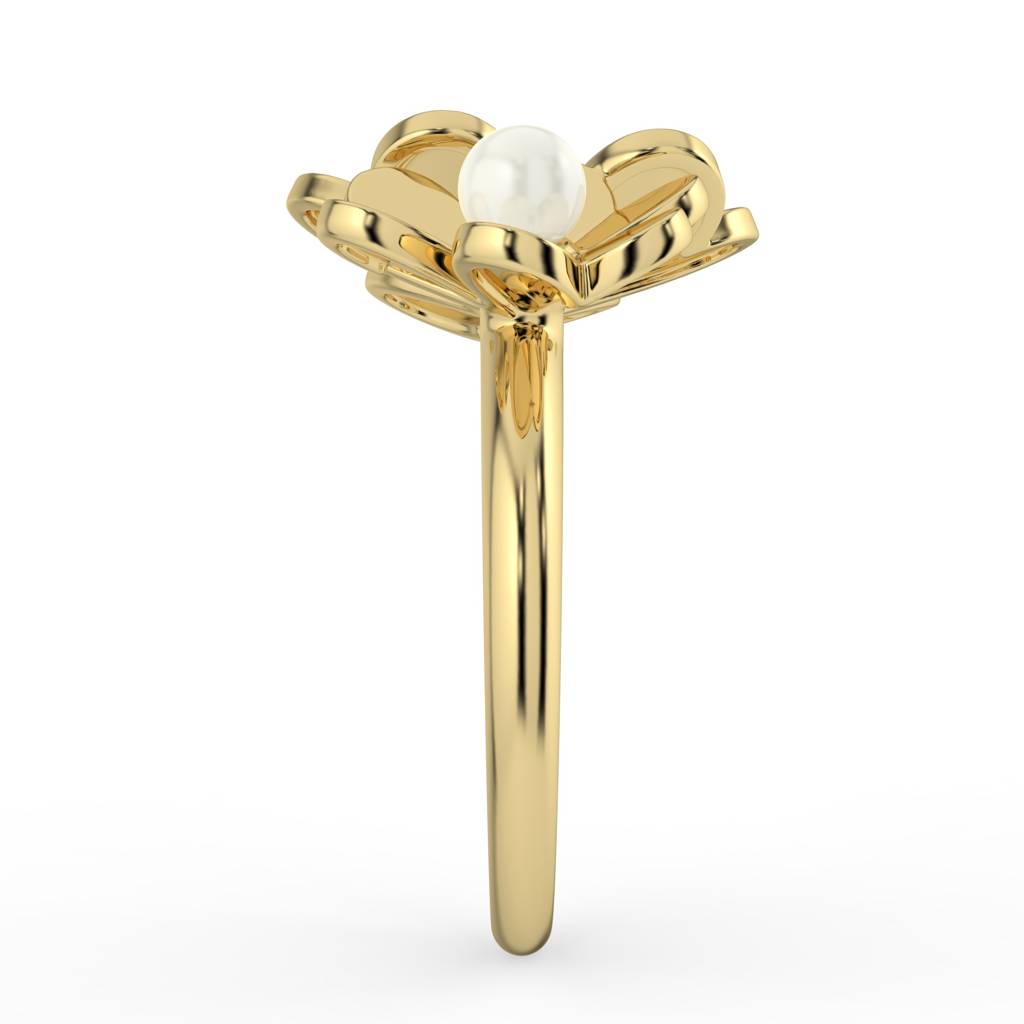 Double Flower Ring : RNG-CLS-DBL-FLW