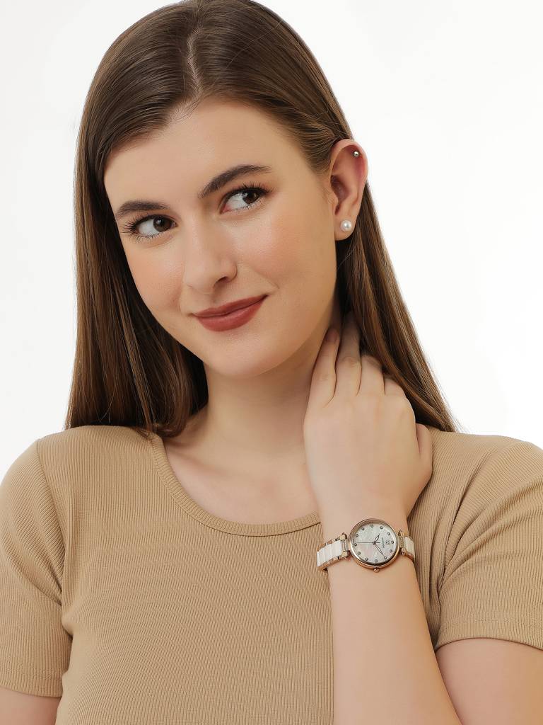 Swiss Eagle Premium Women Swiss-Made Quartz Movement - 3 Hand Mechanism Wrist Watch -Se-9177 : SE-9177-22A