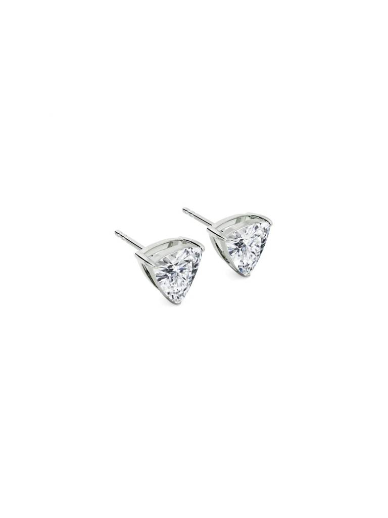 0.5 Ct Trillion Lab Grown Diamond Studs : E1067