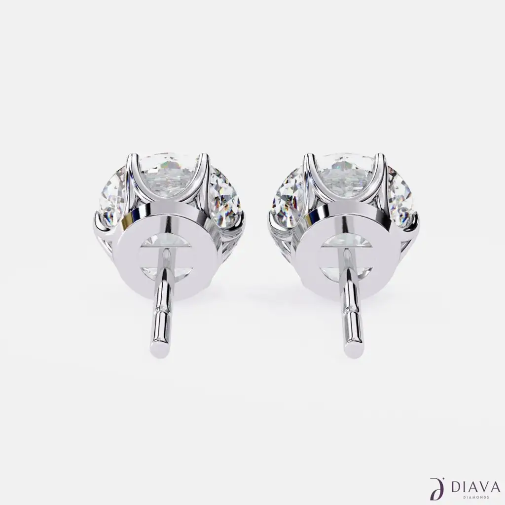 Signature Round Solitaire Studs : SignatureRoundSolitaireStuds