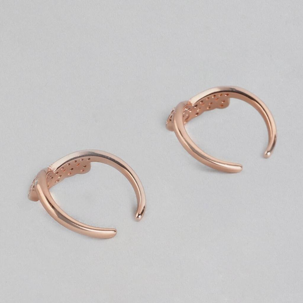 Crown Rose Gold 925 Silver Toe Ring : TOE-10009