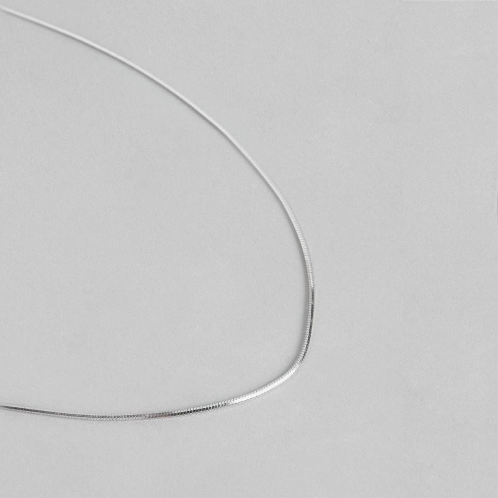Serpentine 925 Silver Snake Chain 24 Inches : CH-10008-24-Inch