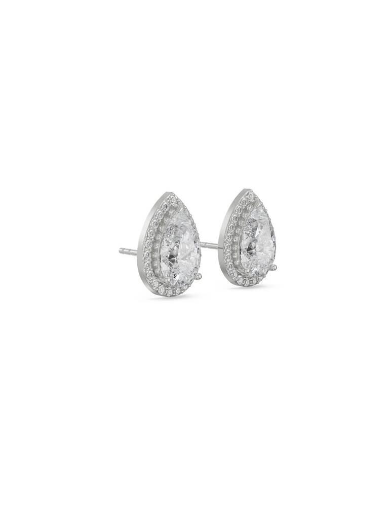 0.5 Ct Solitaire Pear Lab Grown Diamond Earrings : E1064