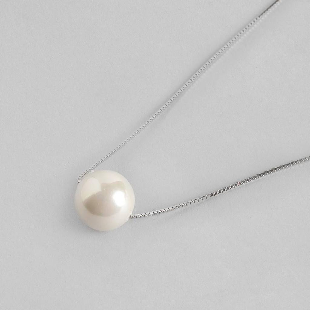 Pearl Eyed Senorita 925 Silver Necklace : NL-30010