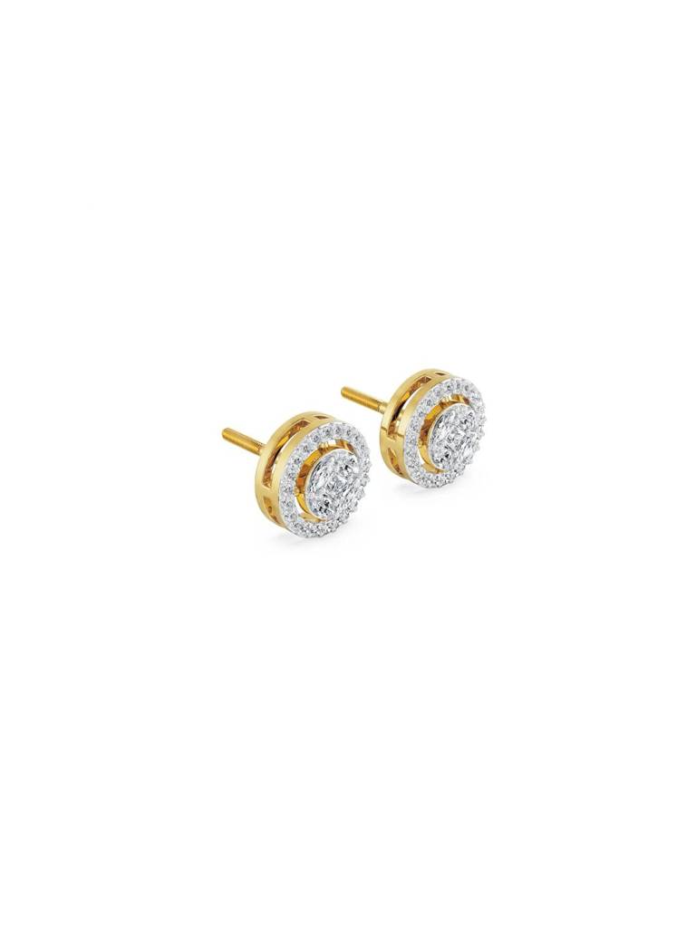 Glistening Diamond Studs : E995