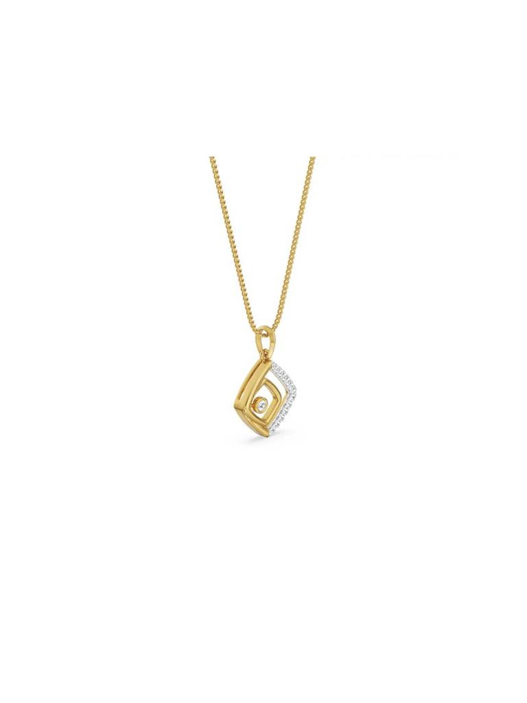 Glimmering Maze Diamond Pendant : P711