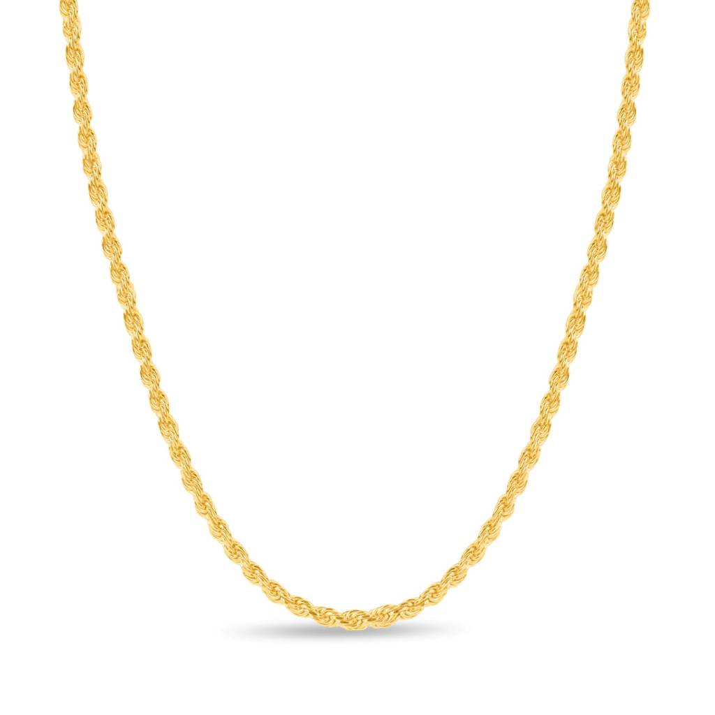 The Modern Twist Gold-Plated Sterling Silver Chain : M-CH-10068-24-5-G