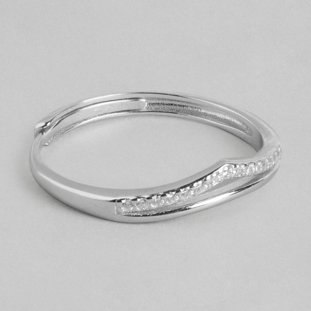 The Minimalist 925 Silver Ring (Adjustable) : RNG-40029