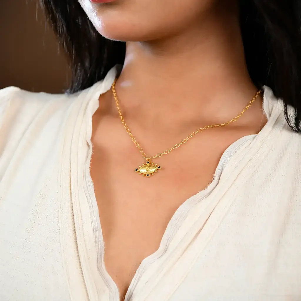 Third Eye Chakra Pendant Necklace : IVBN47
