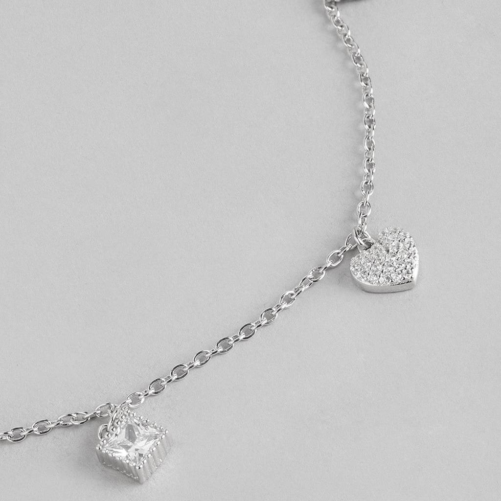Charming Charm 925 Sterling Silver Bracelet : BR-80009