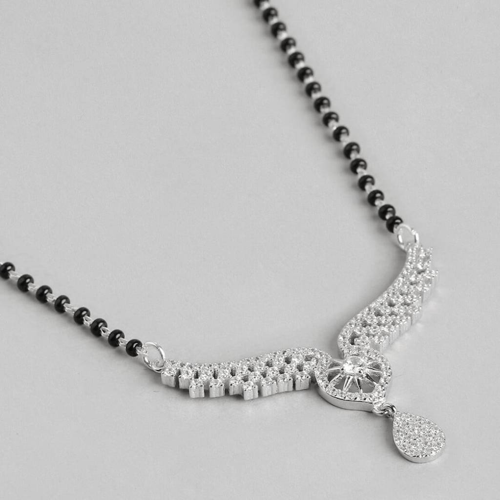 Angel Wings 925 Silver Mangalsutra : MGS-10014-C