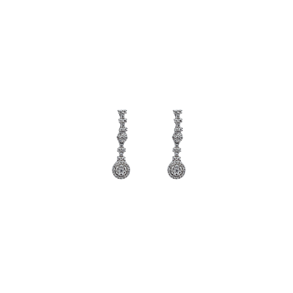 Silver Lush Serenity Necklace Set For Destination Wedding : AA115