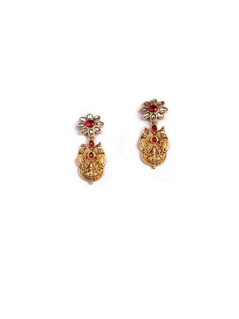 Kemp And Ruby Laxmi Coin Haram Set : SATJS297RED