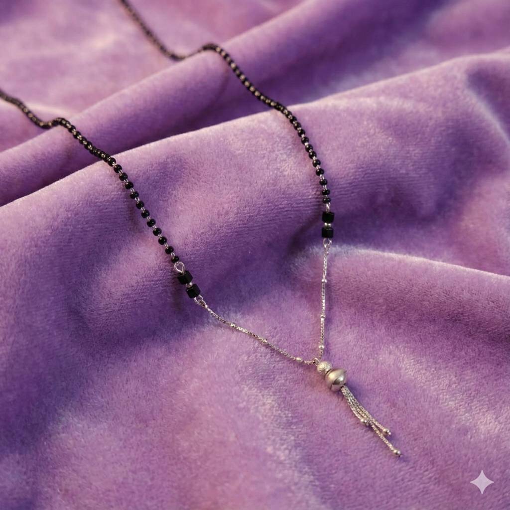 925 Pure Silver Mangalsutra-Ms1007 : MS1007