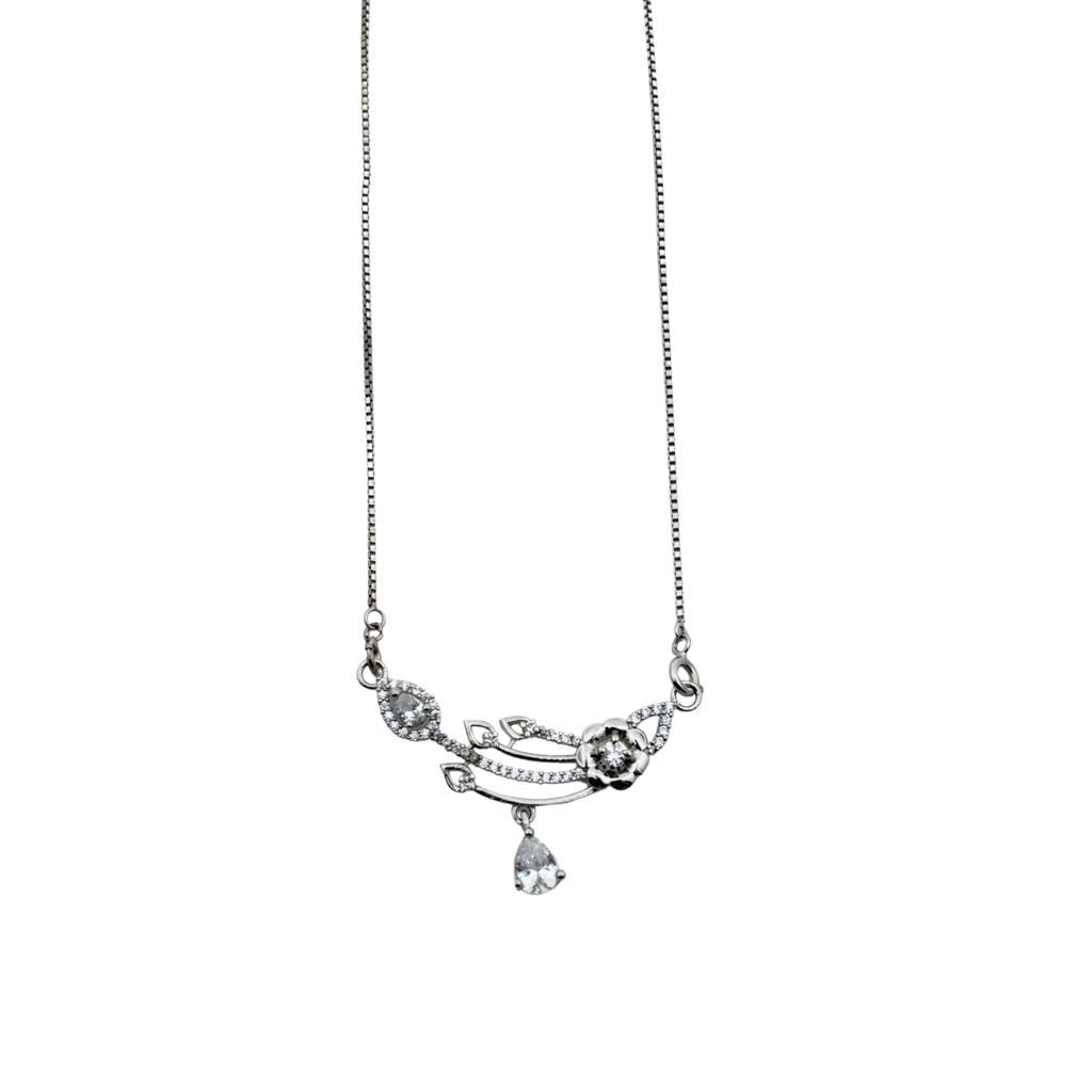 Silver Mangalsutra Royale Pendant With Chain : SS011