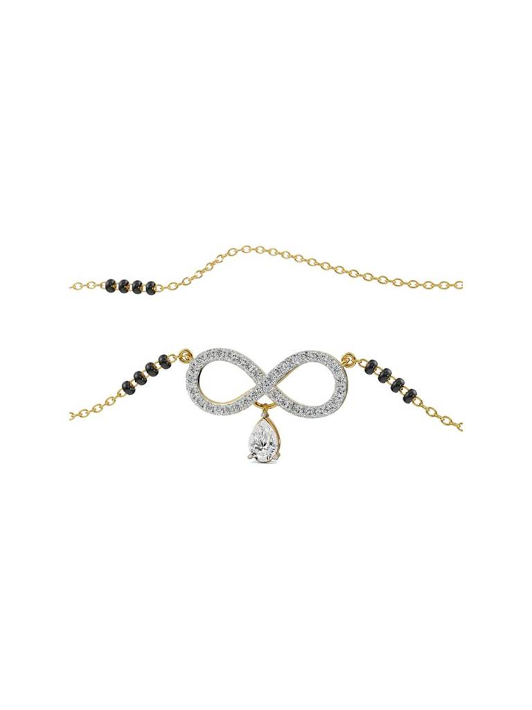 Infinity Drop Diamond Mangalsutra : M16