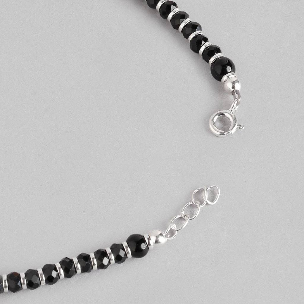 Stylish Evil Eye 925 Sterling Silver Anklet : ANK-60075-PAIR