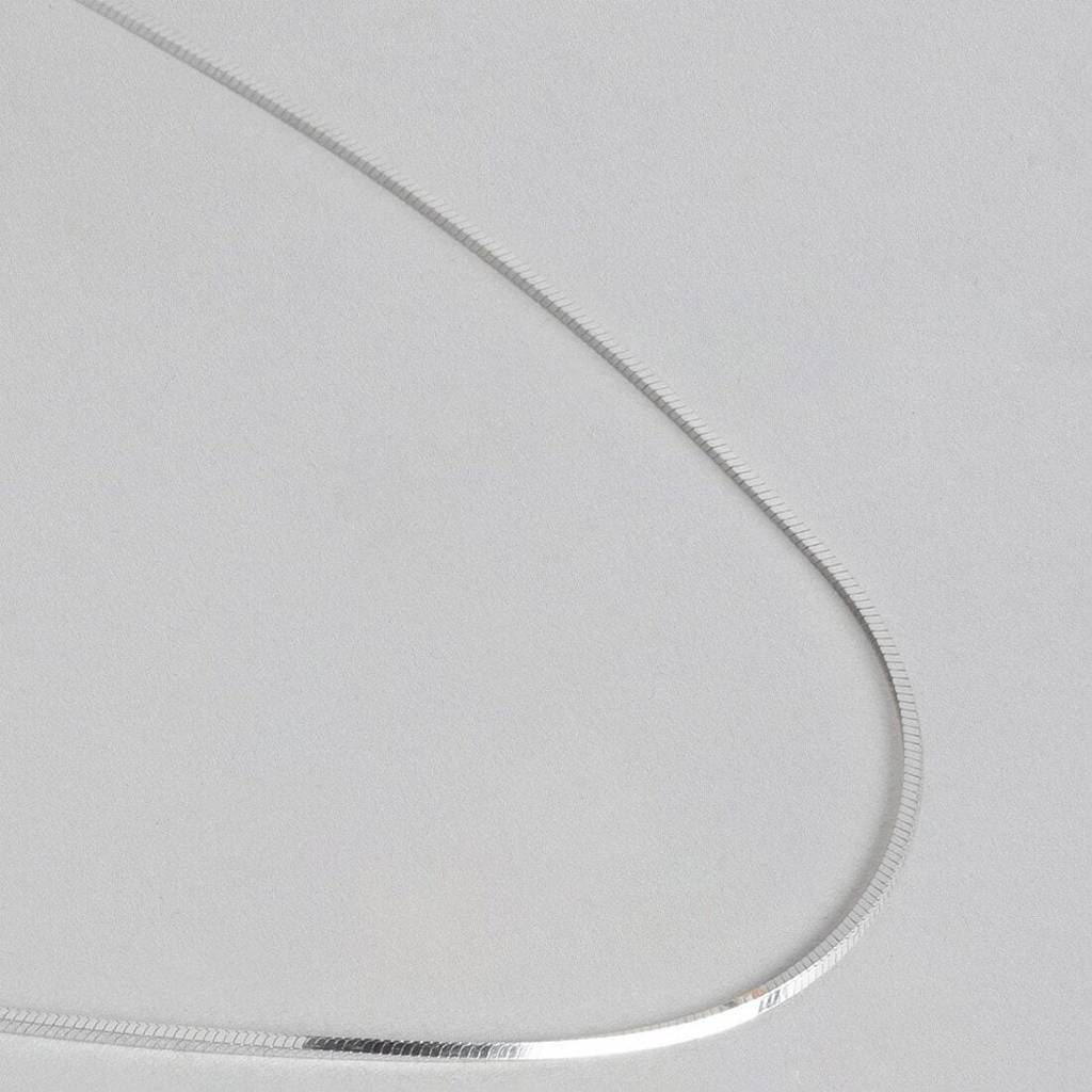 Minimal Snake 925 Silver Chain : CH-10009